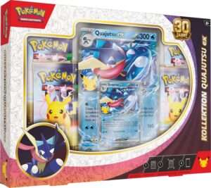 Pokémon "30 Jahre" - Pokémon-ex-Kollektion mit Quajutsu-ex (Nacht)
