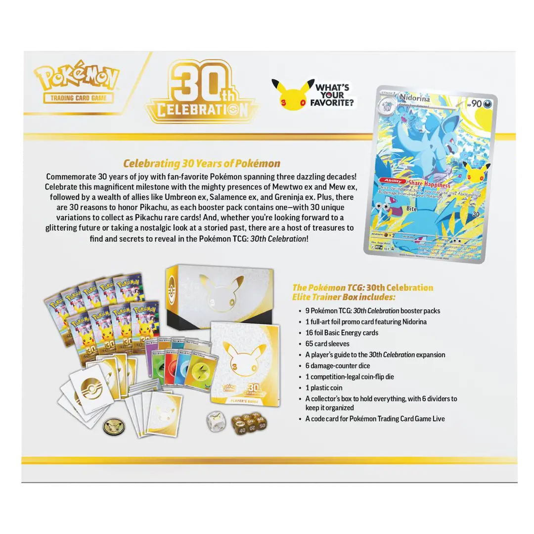 Pokémon "30 Jahre" - Top-Trainer-Box – Bild 3
